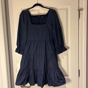 Madewell Poplin Lizzie Babydoll Dress